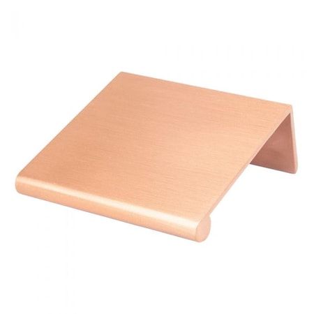 Berenson 32 mm Bravo Uptown Cabinet Edge Pull, Brushed Copper BE1046 40BC